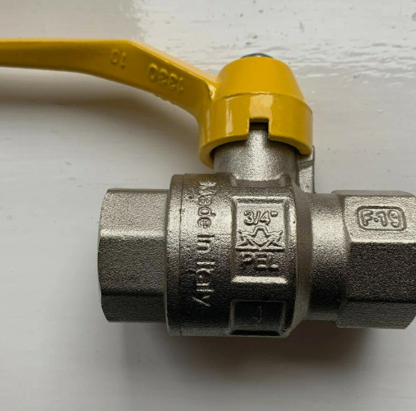 PEL DN20 3/4"  F-19 Açma/Kapama anahtarlı gaz vanası DIN DVGW-G  (NAYATI - AMBACH)