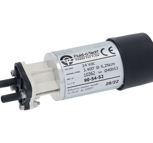 Fluid-o-Tech 24V DC 3400 RPM Gear Pump 5143679