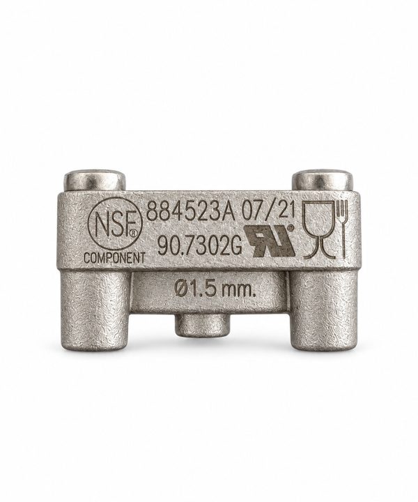 90.7302G metal debimetre düz beyaz fonda