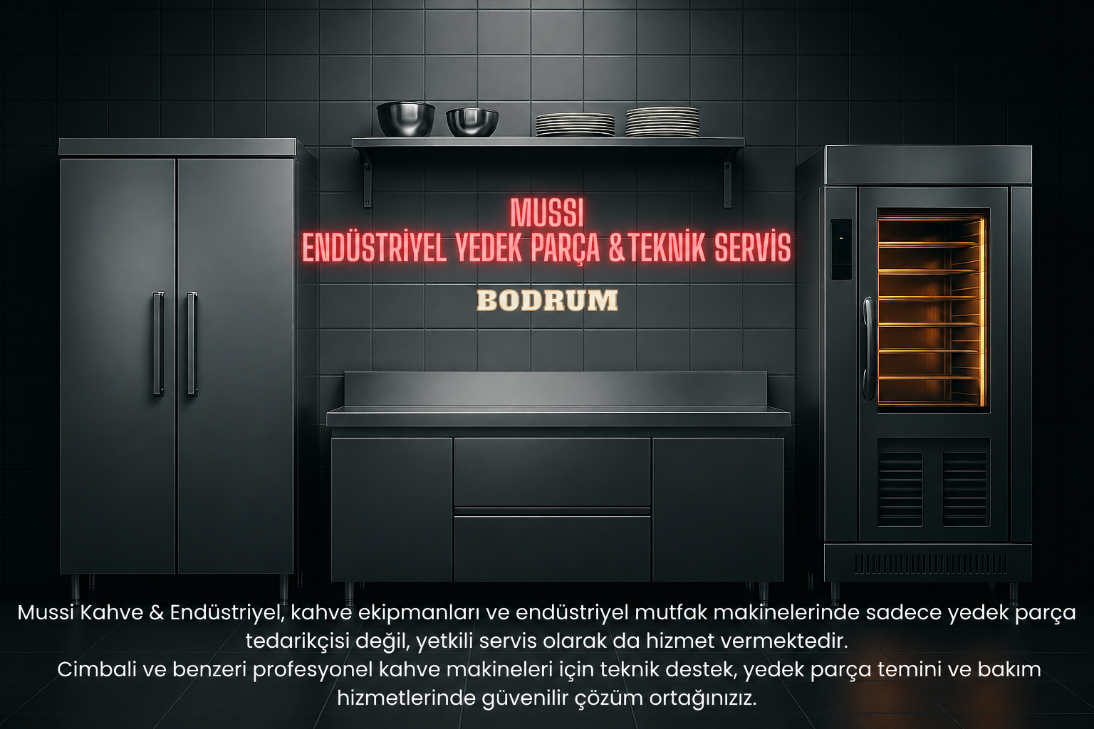 Mussi Endüstriyel yedek parça ve teknik servis, Bodrum; endüstriyel mutfak ekipmanları