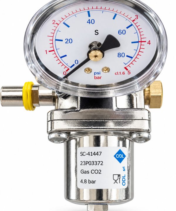 ODL SC-41447 CO2 regülatörü düz beyaz fonda